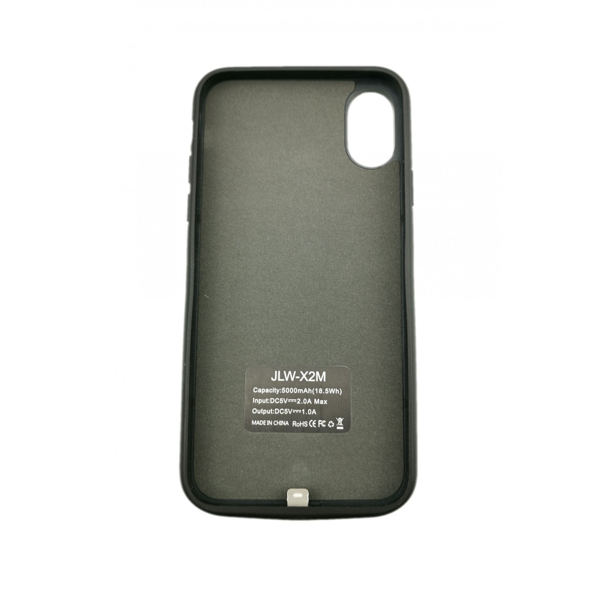 Acumulator extern WUW-JLW Power Case 5000 mAh pentru Apple iPhone X, Negru