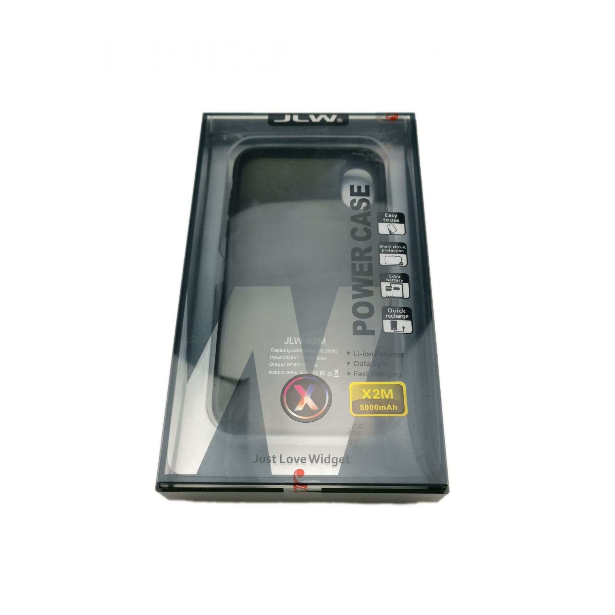 Acumulator extern WUW-JLW Power Case 5000 mAh pentru Apple iPhone X, Negru