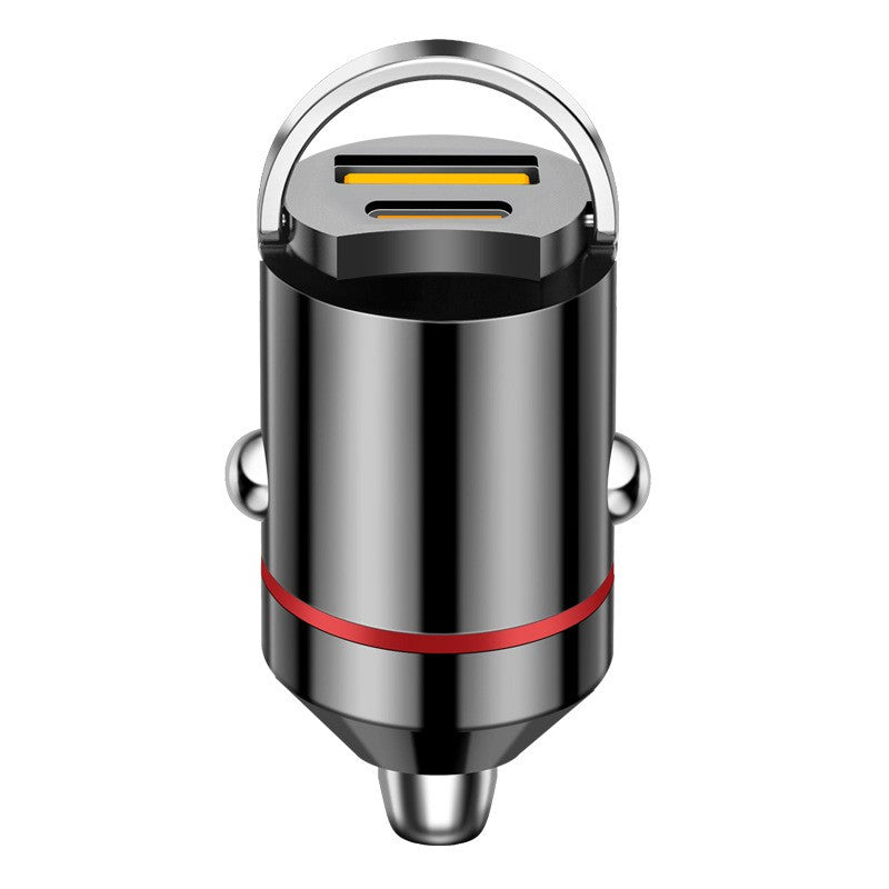 Incarcator Auto 2 in 1, Kadeny, Port USB Fast Charge QC3.0 si Type C, PD 30W, Negru