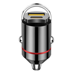 Incarcator Auto 2 in 1, Kadeny, Port USB Fast Charge QC3.0 si Type C, PD 30W, Negru