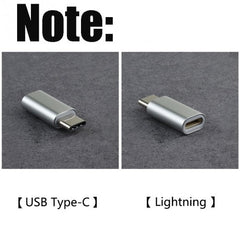Adaptor Lightning (mama) to Type-C(tata) 2,8 cm Argintiu
