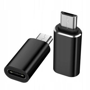 Adaptor Micro USB spre Lightning, Kadeny, 2.8 cm, Negru