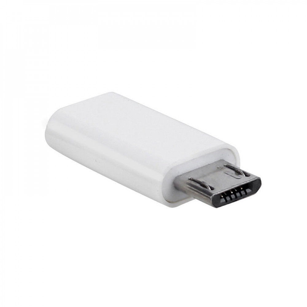 Adaptor Type-C to Micro-USB 2,6 cm Alb