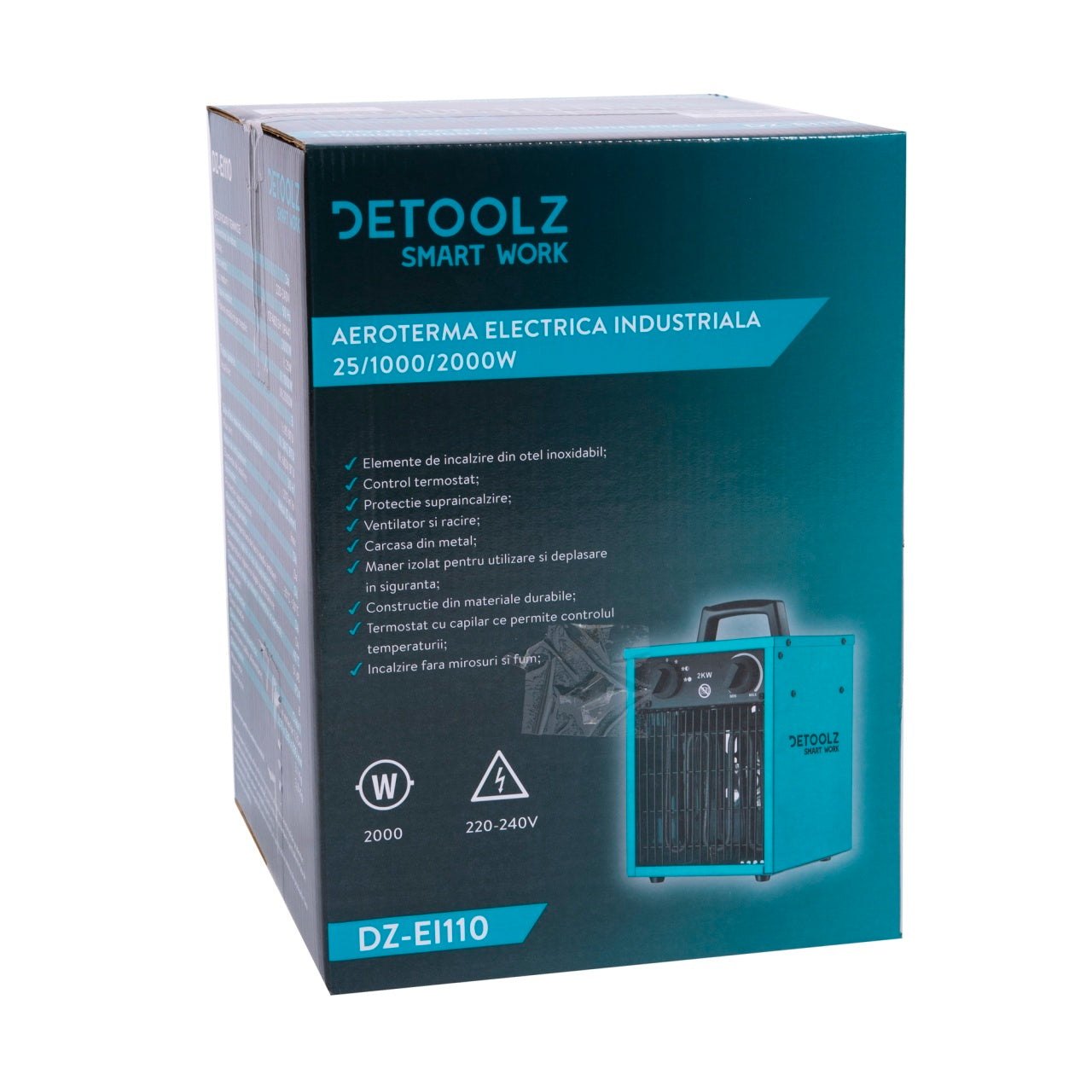 Aeroterma electrica industriala 25/1000/2000W