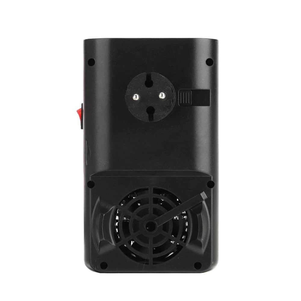 Mini Aeroterma Puternica Portabila Kaveny, Putere 1000W, Mini radiator electric cu Display LCD, efect de semineu si flacara, cu telecomanda