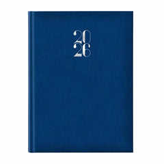 Agenda A4 datata 2026 Artilux EJ-1102, 128 pagini ivory, coperta buretata albastra