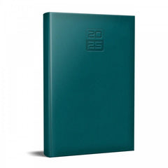 Agenda A5 datata 2026 Herlitz, 352 pagini, coperta buretata albastru petrol