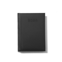 Agenda A6 datata ARHI, 192 pagini, coperta imitatie piele neagra