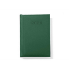Agenda A6 datata ARHI, 192 pagini, coperta imitatie piele verde