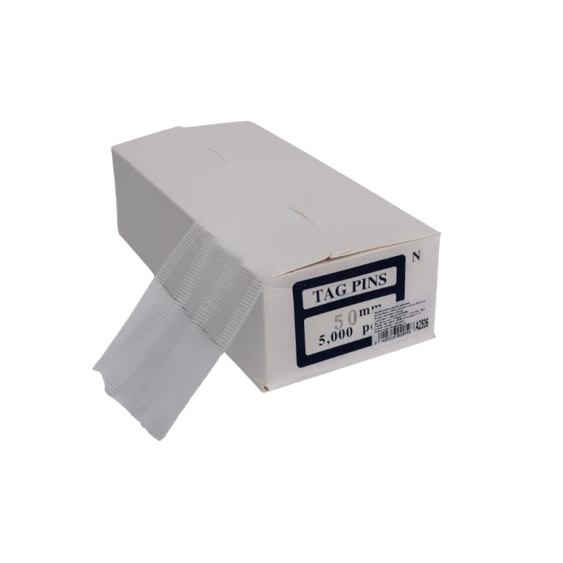 Agrafe plastic pentru etichetat textile 50mm, CNX, standard, set 5000 fire