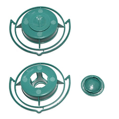 Suport Sticla pentru Hranit Pasari, Kadeny, din Plastic, de Gradina, Fara Sticla, 12.5 x 3.8 x 2 cm, Verde