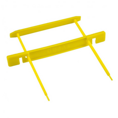 Alonje de mare capacitate Ubers Dossy Fix 2357, capacitate 500 coli, plastic, galben, set 25 buc