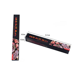 Set 4 Folii Antiaderente din Teflon, Kadeny, Multifunctionale, Rezistente la Apa si Temperaturi Ridicate, pentru Gratar, Cuptor, BBQ Grill, 40x33 cm, Negru