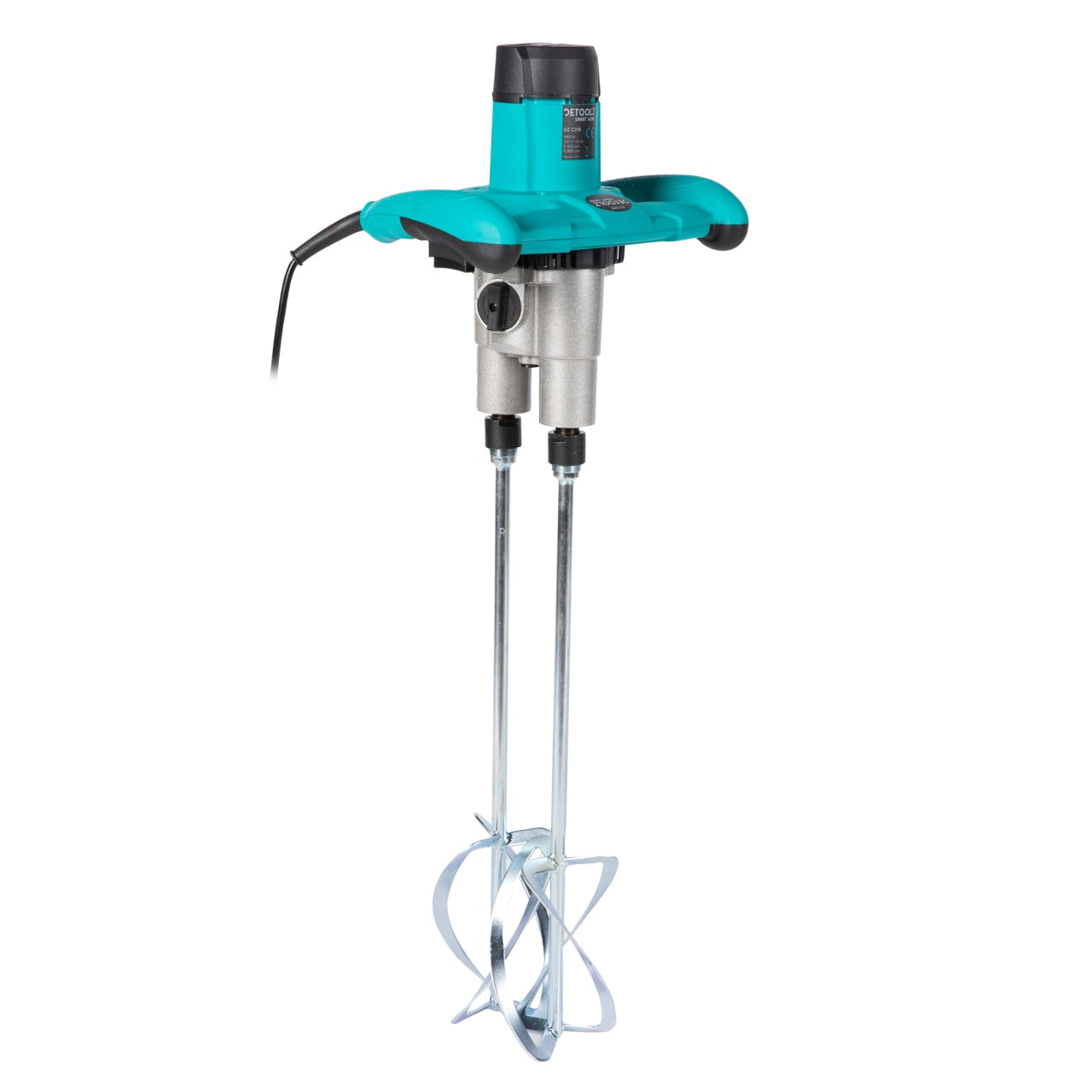Amestecator materiale constructii Detoolz putere 1800W, 2 palete
