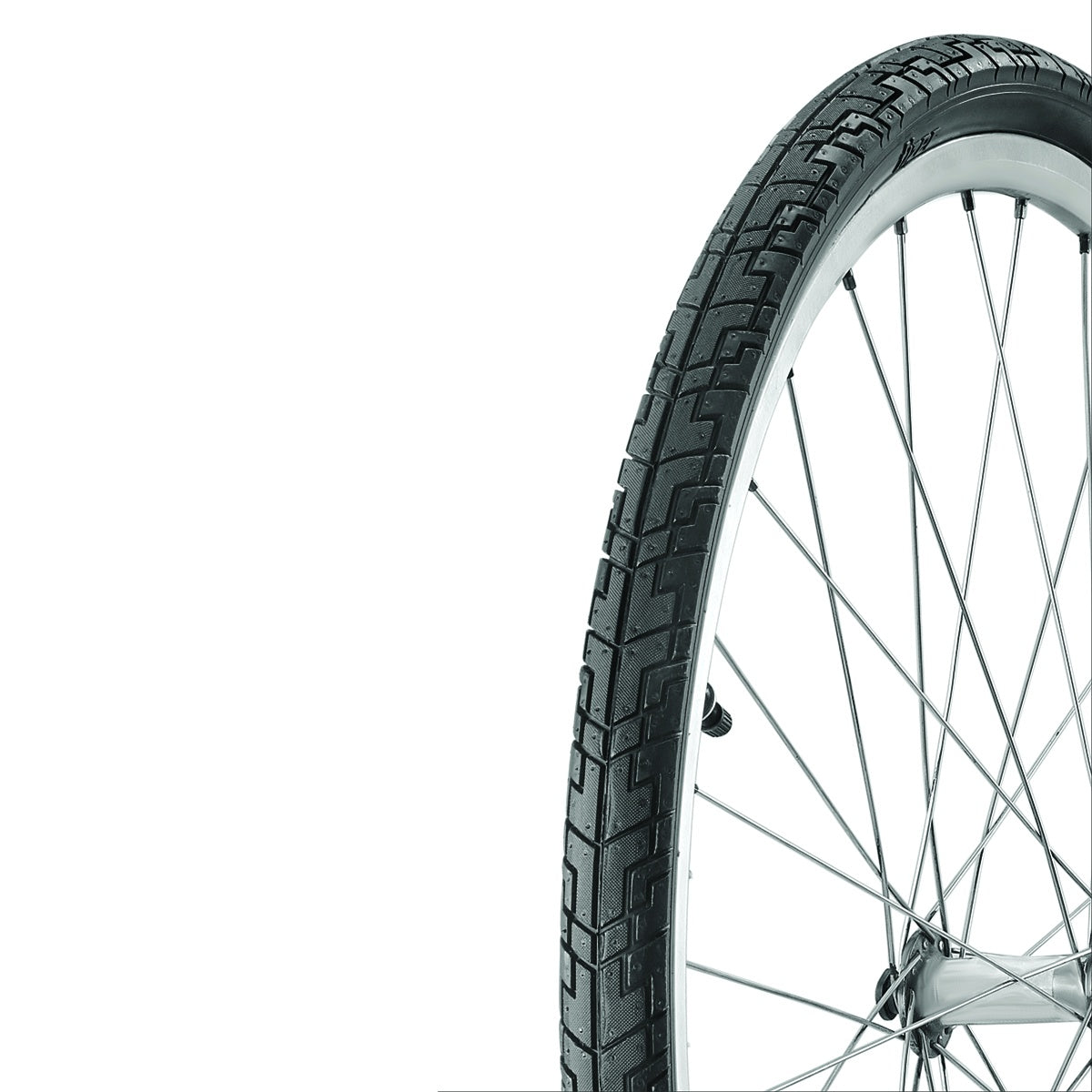 Anvelopa bicicleta 28x1-5/8x1-3/8", ETRTO 37-622, model FIZER, negru, profil Street