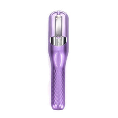 Aparat de Reparare a Varfurilor Despicate, Kaveny, Netezirea Firului de Par, din ABS+PC, cu Ioni Negativi, Baterie 500 mAh, 24.8 x 5.3 x 5 cm, Mov