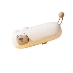 Aparat de Sigilat Ambalaje, Kadeny, Incarcare USB Tip C, 400 mAh, 10.2 x 3.7 x 4.3 cm, Model Ursulet, Maro