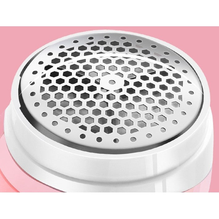 Aparat Pentru Curatat Scame, Par Si Praf, Kaveny, Pentru Diferite Tipuri De Material, Cu Lame Din Otel Inoxidabil, Incarcare Prin USB Type-C, Cu Perie De Curatare si Cablu USB Incluse, 13.5x9 cm, Roz