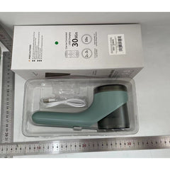 Aparat Scame si Par Haine, Kaveny, Electric, USB inclus, Periuta Curatare, pentru Diferite Tesaturi, 3 Trepte, 20.5 x 8.8 x 7 cm, Verde