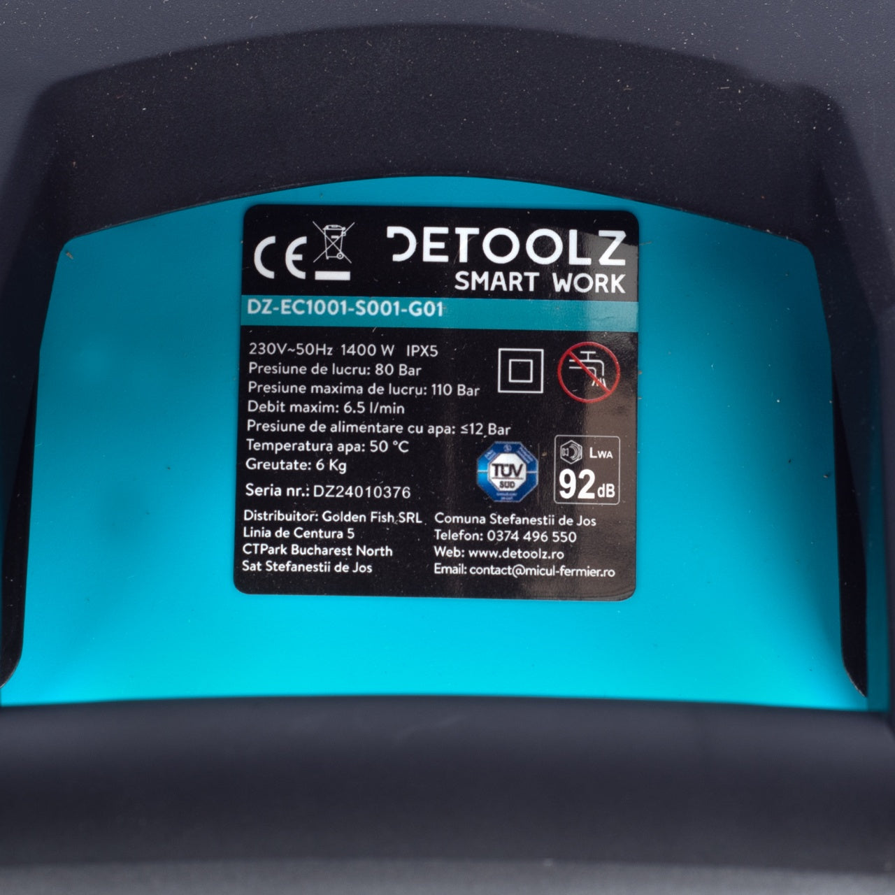 Aparat spalat cu presiune 110 bar 1400W