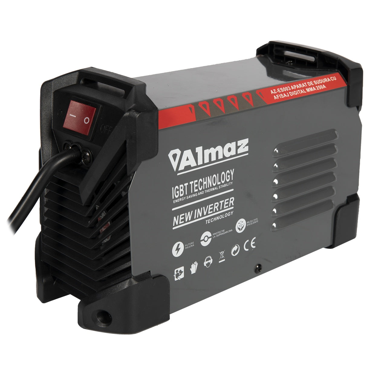 Aparat sudura Almaz, MMA, intensitate maxima 250A, afisaj digital, energy-saver
