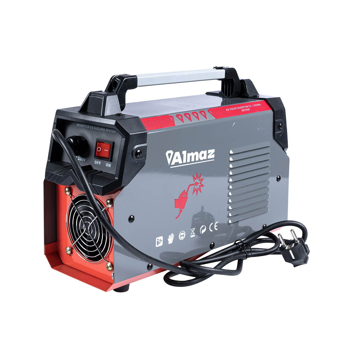 Aparat sudura Almaz, MMA, intensitate maxima 270A, afisaj digital