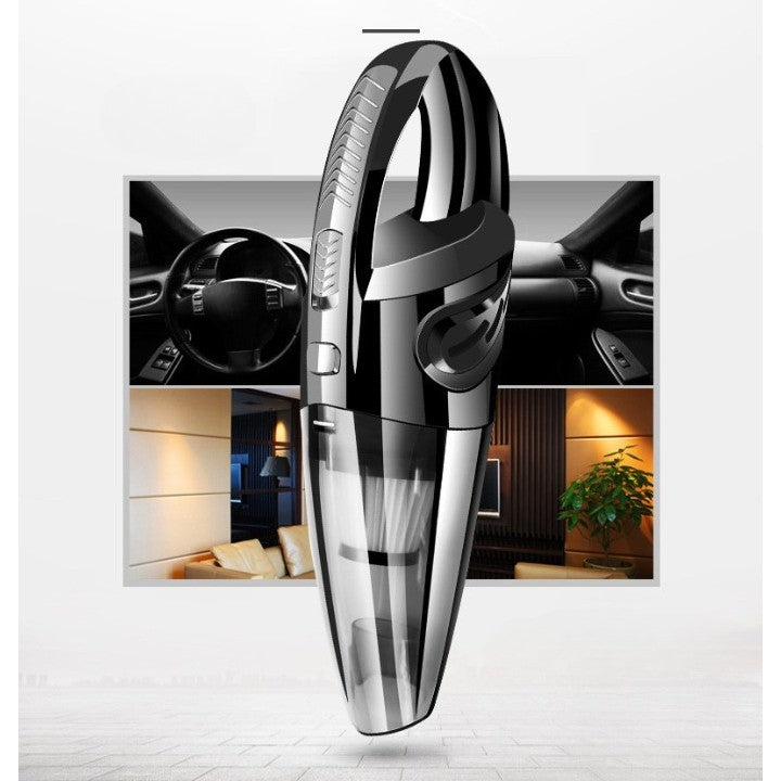 Aspirator de Mana Portabil Turbo, Kadeny, pentru Uz Caznic sau Auto, Functie de Aspirare Umeda si Uscata, Incarcare USB, 32.000 rot/min, Putere 120W, Aspirare cu Vid de 4 Bar, 5 Accesorii pentru Spatii Inguste, Negru