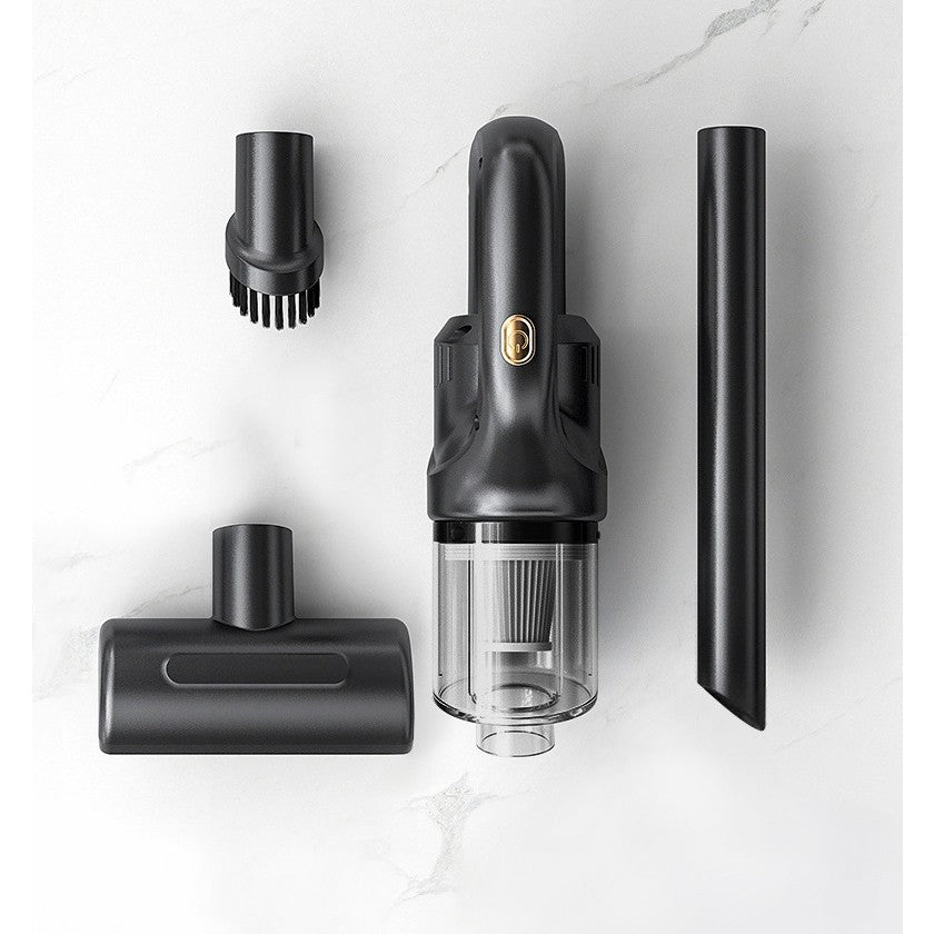 Aspirator Portabil fara Fir, Kadeny, Incarcare USB, Pentru Casa si Masina, Autonomie 45 min, Negru