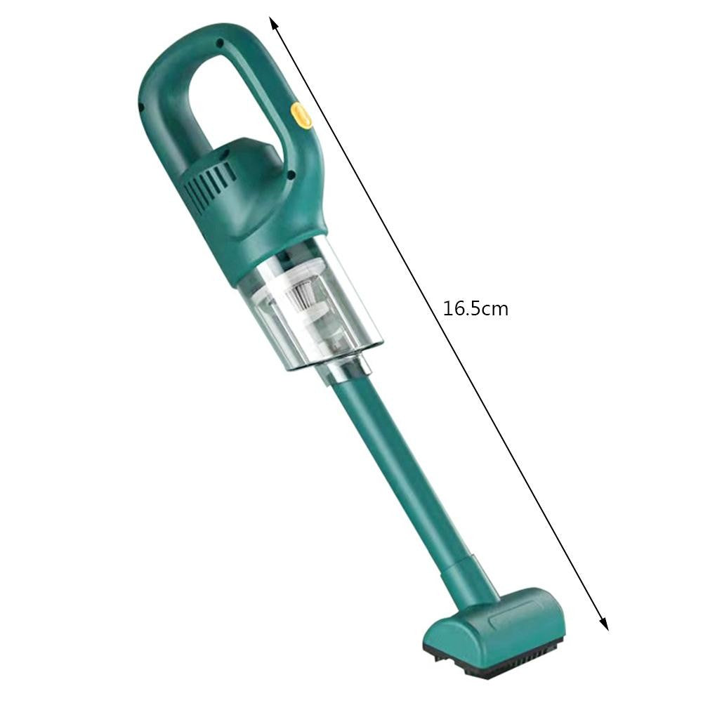 Aspirator Portabil fara Fir, Kadeny, Incarcare USB, Pentru Casa si Masina, Autonomie 45 min, Verde