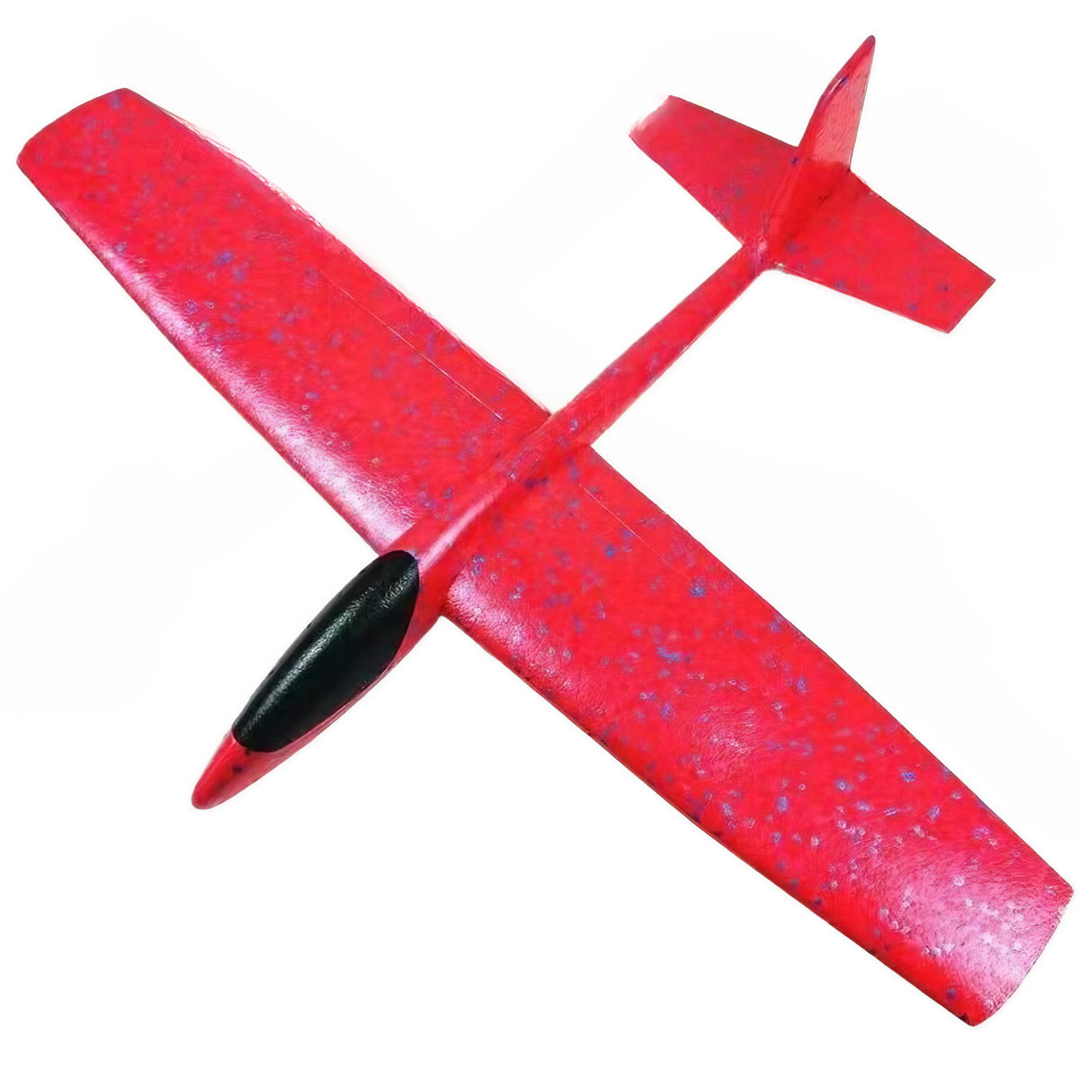 Avion Planor Kaveny, din Polistiren, Lungime 84 cm , Jucarie Recreativa, Cascadorii, Rosu