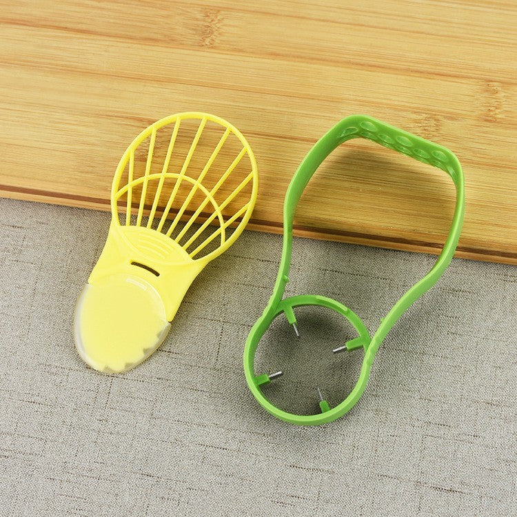 Recipient de Depozitare Avocado 5in1, Kadeny, Etans, pentru Frigider, din Plastic, Dispozitiv de Taiat, Curatat, Feliat, 15x4.5x7 cm, Gri