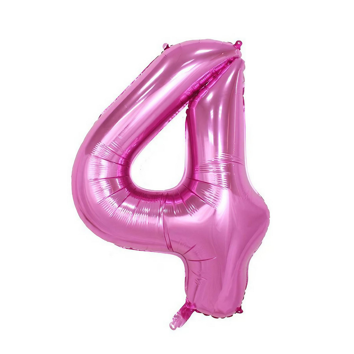 Balon din Folie Kaveny, Cifra 4, 81 cm, Pentru Aer sau Heliu, Bulk, Mov