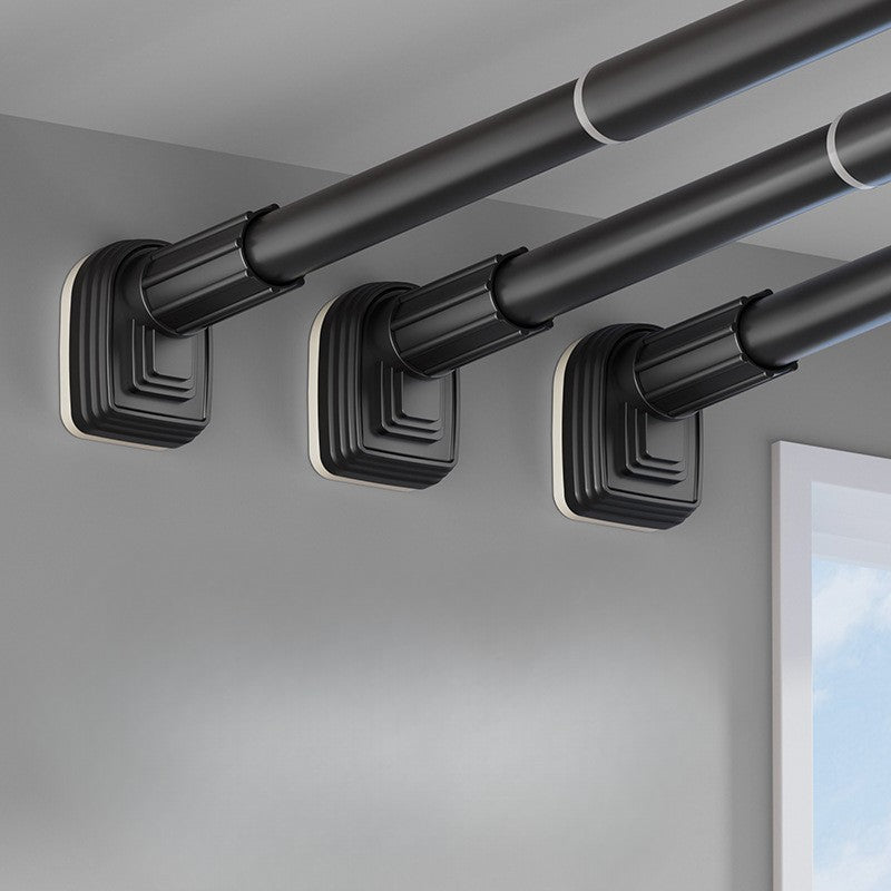 Bara Telescopica Multifunctionala, Kadeny, din Otel Inoxidabil si ABS, Utilizare Universala, Extensie 185 - 205 cm, Fara Perforare Perete, Negru