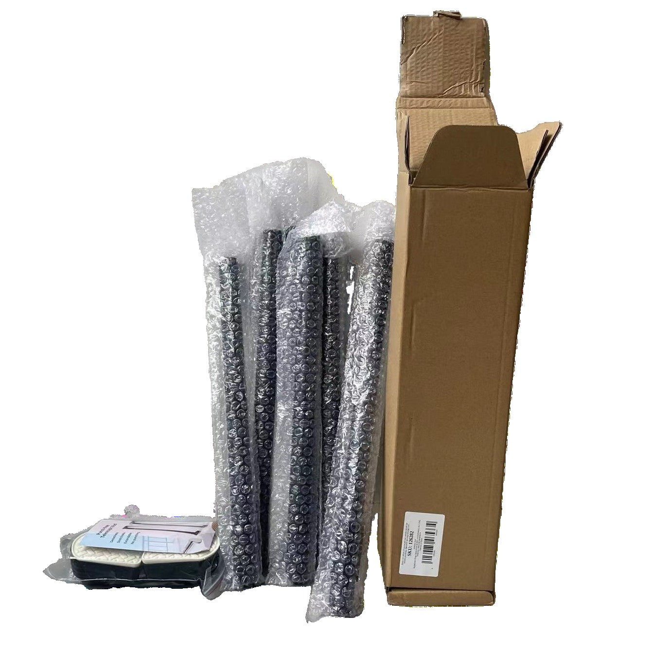 Bara Telescopica Multifunctionala, Kadeny, din Otel Inoxidabil si ABS, Utilizare Universala, Extensie 185 - 205 cm, Fara Perforare Perete, Negru