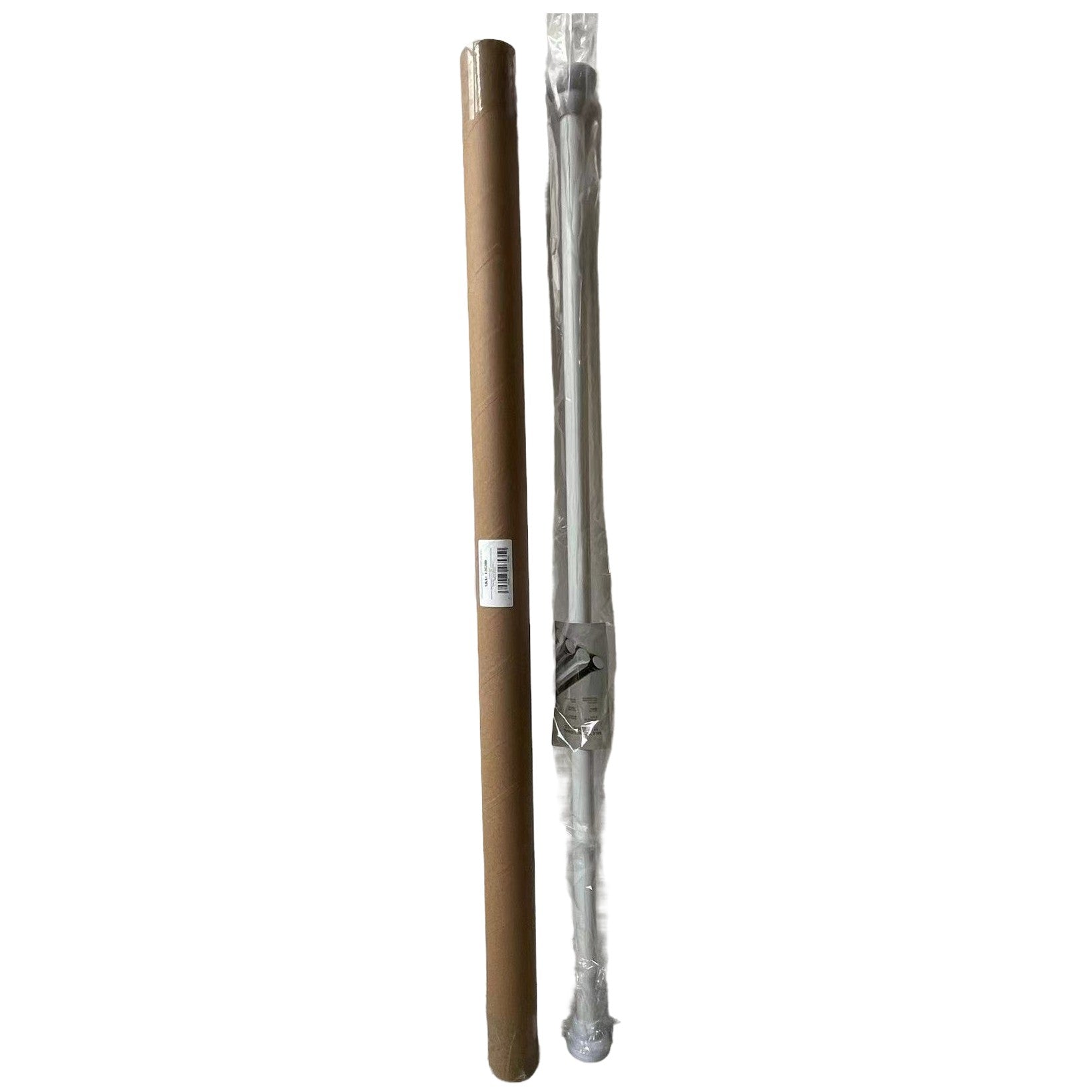 Bara Telescopica Multifunctionala, Kaveny, din Otel Inoxidabil, Utilizare Universala, Retractabila 107 - 195 cm, Fara Perforare Perete, Alb