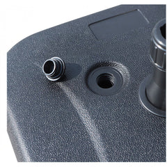 Baza umbrela din plastic, Kadeny, patrata, 22 litri, neagra