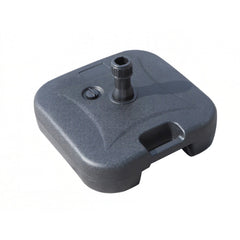 Baza umbrela din plastic, Kadeny, patrata, 22 litri, neagra
