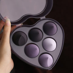 Set Buretei Machiaj, Kaveny, Premium, 6 bucati, mov