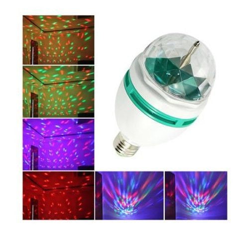 Bec Rotativ pentru Interior LED 3W Multicolor