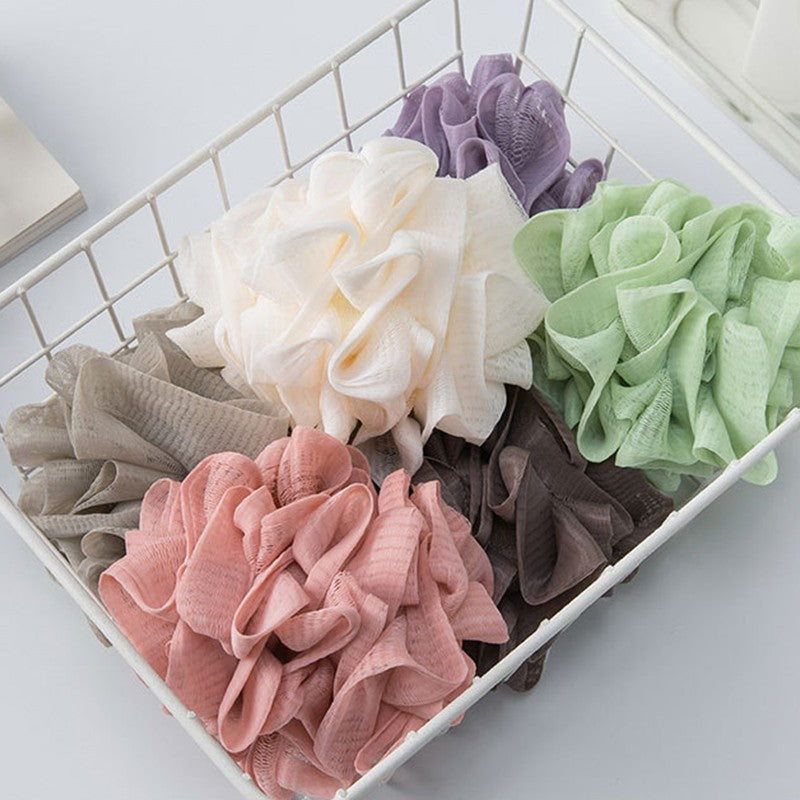 Prosop de Baie, Kadeny, 2in1, cu Burete din Plasa, 17 x 17 cm, Bej