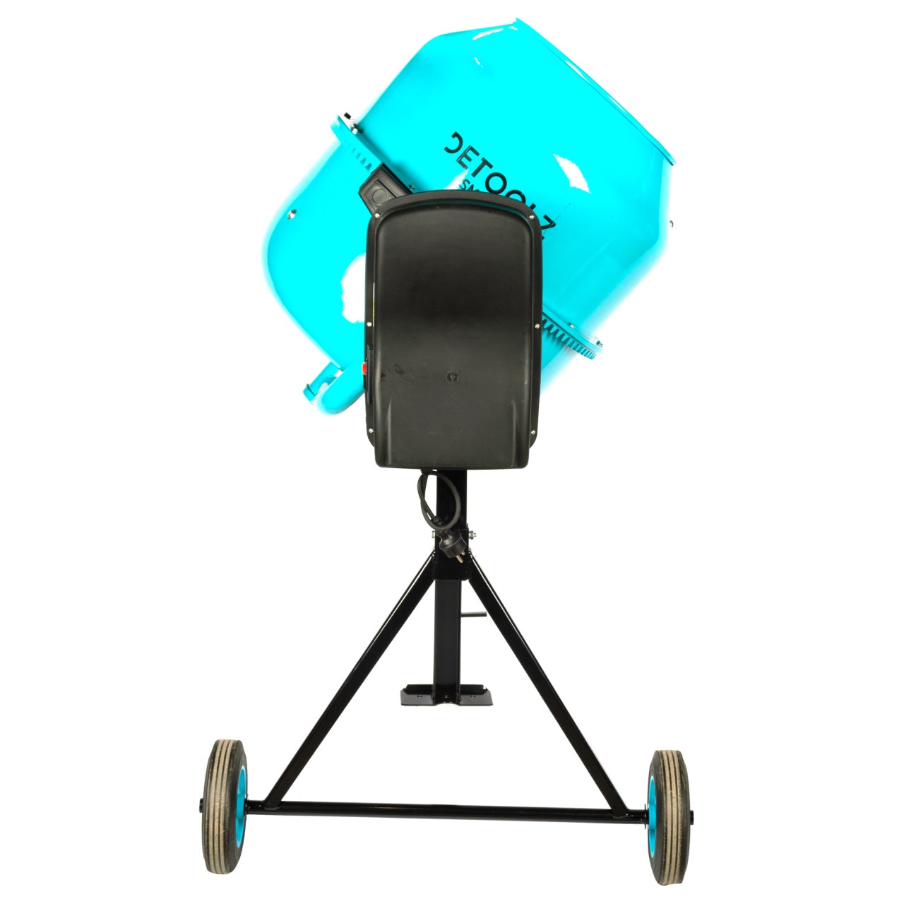 Betoniera Detoolz 200L, 1200W, cu roti si coroana de fonta