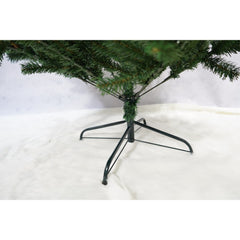 Brad artificial de Craciun, Decorat cu conuri de pin, pentru interior/exterior, inaltime 180 cm, 659 ramuri, Kadeny, verde, suport metalic inclus