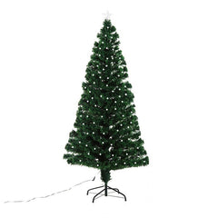 Brad Artificial de Craciun, Kadeny, 1.80 m inaltime, Verde, Becuri Led incluse in ramuri, Diametru inferior 137 cm, Interior/ Exterior