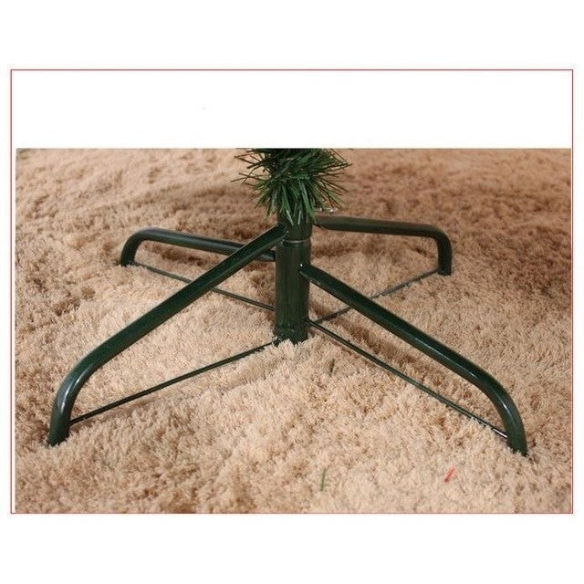 Brad Artificial de Craciun Kadeny® Tip Pin, 2.1 m, 280 Ramuri, Cetina Verde, ace 3D, Suport Metalic Inclus