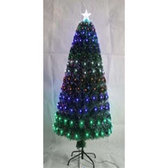 Brazi de Craciun cu fibra optica in 4 culori cu bec 8mm - 60cm