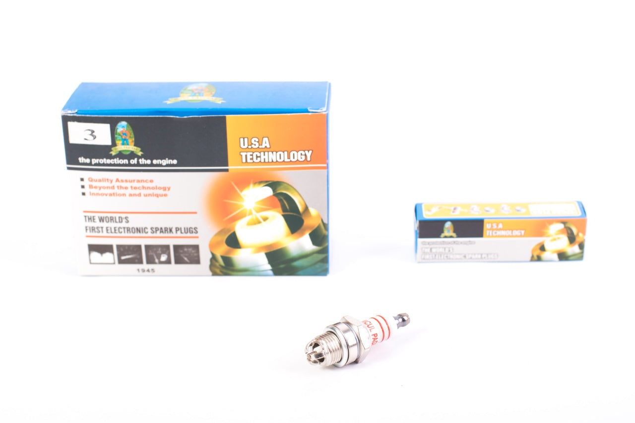 Bujie 2T Micul Fermier, filet M14*1.25, lungime filet 9 mm, 3 capete