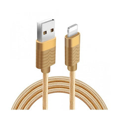 Cablu date Fineblue F-C7 MicroUSB Auriu 1 m