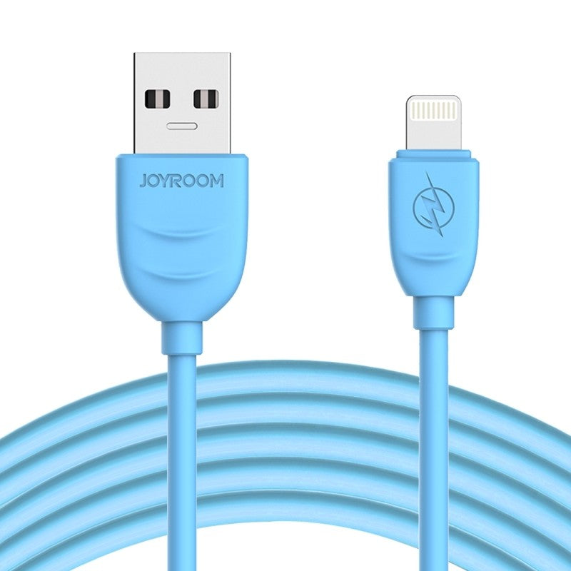 Cablu date Lightning Joyroom Fast Charging 2.4A Albastru 1 m Cod Produs 08079