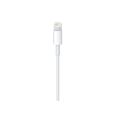 Cablu de date si de incarcare Apple, USB Tip-C-Lightning, 1 metru, Kaveny, Alb
