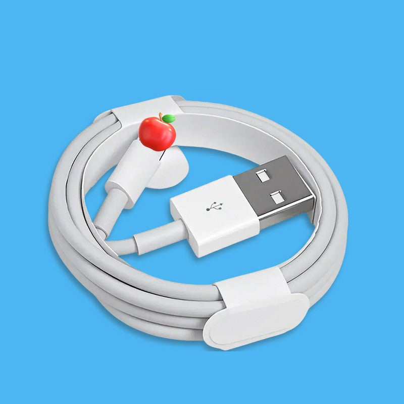 Cablu de Date pentru Telefon, Kadeny, port USB-A Compatibil cu iPhone cu porturi de tip Lightning, pentru Incarcare Rapida, Lungime 2M, Alb